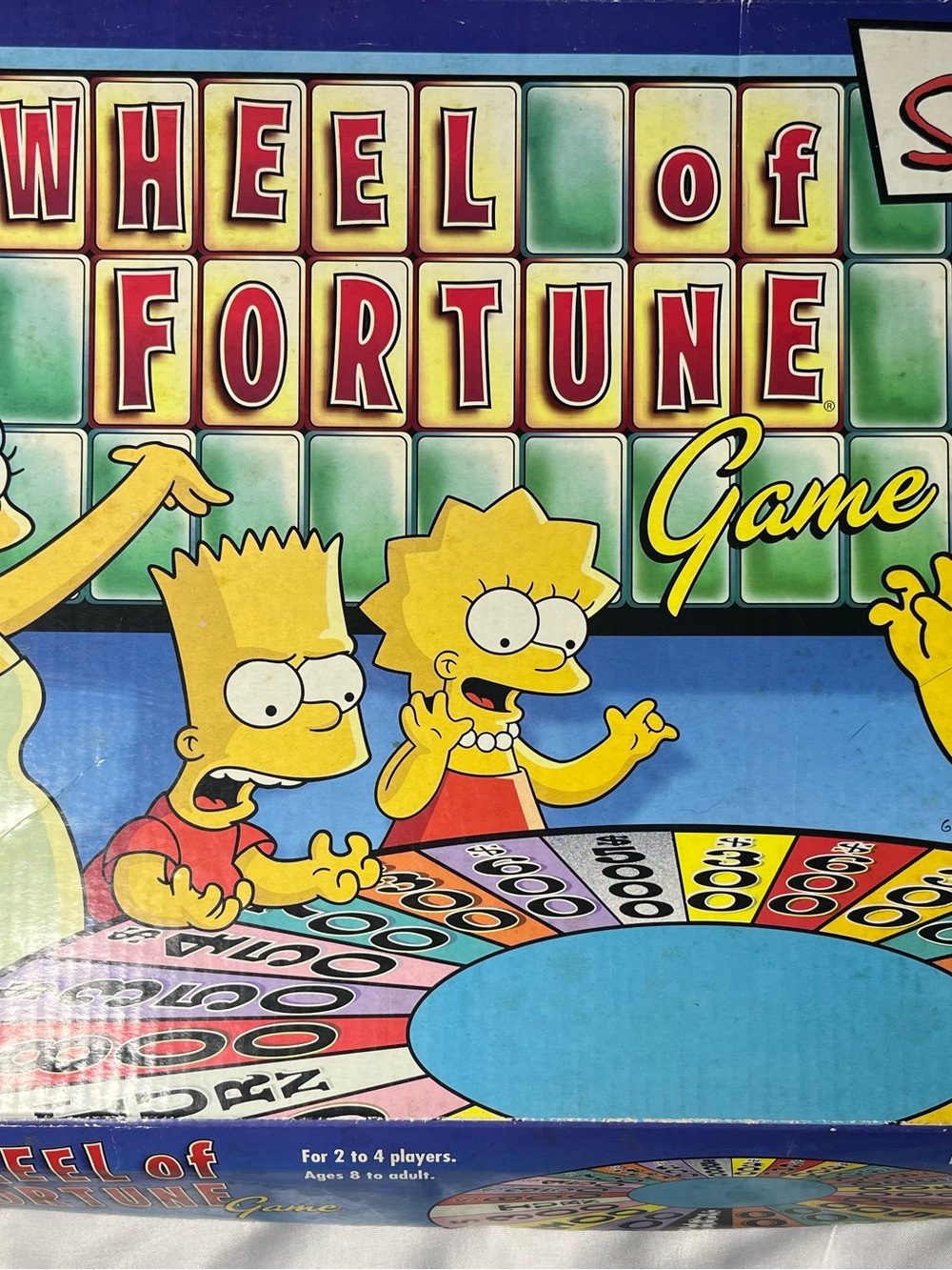 Vintage 2004 Simpsons Wheel Of Fortune Board Game Pressman